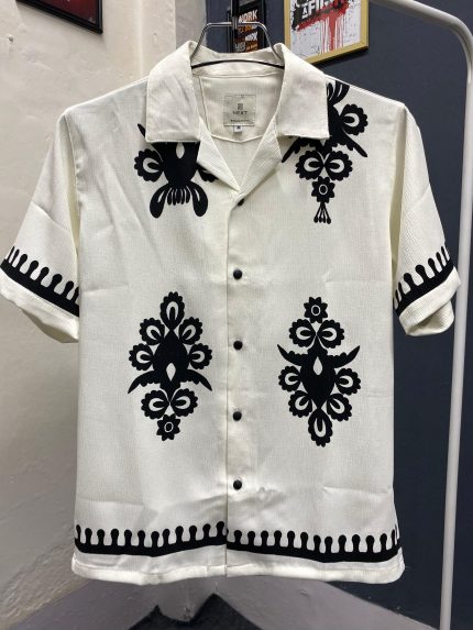 White Pio Drop Shoulder