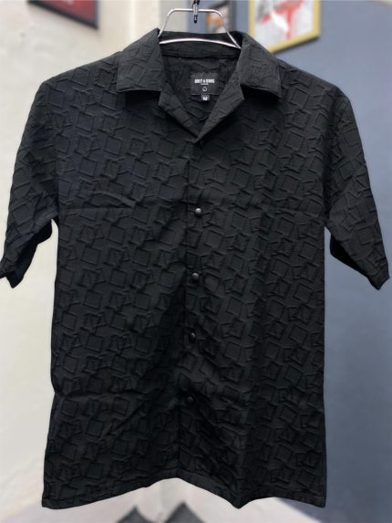 Black Con Drop Shoulder