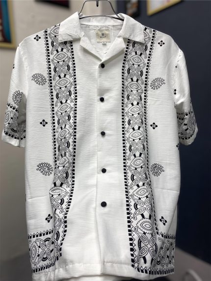 White Sheel Drop Shoulder