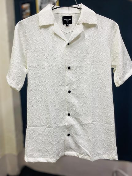 White Leaf Drop Shoulder