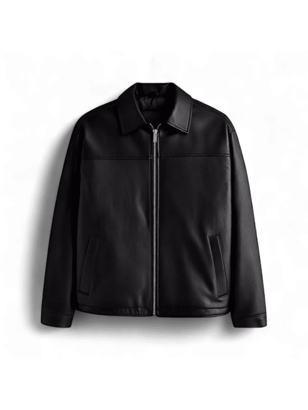 Black Faux Leather Jacket